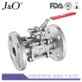 3PC Flanged End Ball Valve with Direct Mounting Pad JIS 10k